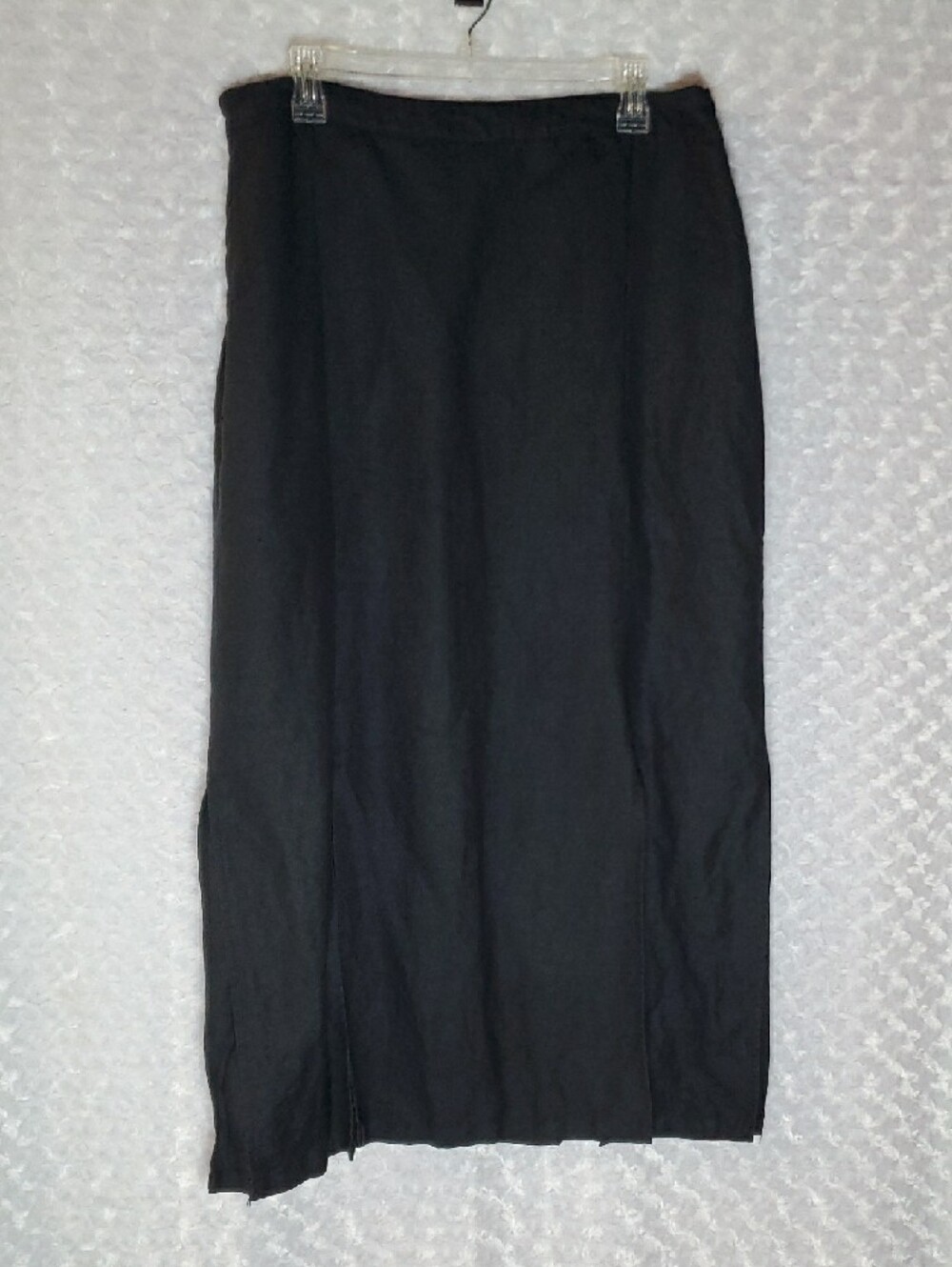 Vintage Ashley Stewart Black Casual Shirt and skirt Linen Blend size 18 - Picture 13 of 13
